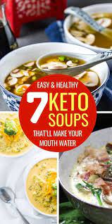 Low Carb Keto Soup Recipes On The Ketogenic Diet In 2020 Soup Recipes Healthy Soup Recipes Keto Soup