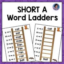 100 words kids need to read by 1st grade: Short A Word Ladder Worksheets Teaching Resources Tpt