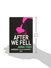 We did not find results for: Todd A After We Fell The After Series Todd Anna Amazon De Bucher