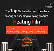 220V Far Infrared Underfloor Heating Film Kit 220W/m2 50cm Width