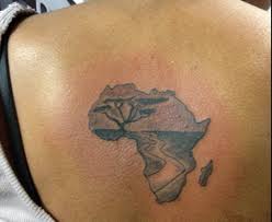 It is common among african tribes to have tattoos. 10 Tattoos Of African Continent Africa Tattoos African Tattoo Africa Map Tattoo