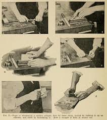 How to sharpen a cabinet scraper. Fig 8 Steps In Sharpening A Cabinet Scraper Doug Berch
