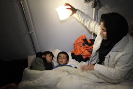 The New Luminaid Solar Lantern Can Charge Refugees Phones
