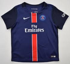 Whether you live in saint germain, wisconsin you just visited this is a must have shirt. 2015 16 Paris Saint Germain Shirt S Boys Football Soccer European Clubs French Clubs Psg Classic Shirts Com