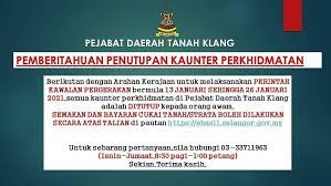 Tahniah dan syabas kepada kerajaan khalid gagap tidur yang berjaya membela nasib rakyat selangor dengan kenaikan mendadak cukai pintu. Pejabat Penerangan Daerah Klang On Twitter Makluman Penutupan Kaunter Perkhidmatan Pejabat Daerah Tanah Klang Sepanjang Pkp Semakan Bayaran Cukai Tanah Strata Boleh Dilakukan Secara Dalam Talian Sepanjang Tempoh Ini Sumber Pejabat