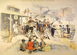 Comic Book Cover For The Yellow Kid 1895 Cartoon Comics Caricature