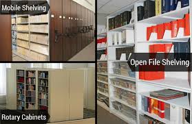 This setup would be ideal for both office supplies and crafting items. Types Of Filing Equipment Office Furniture File Storage Systems