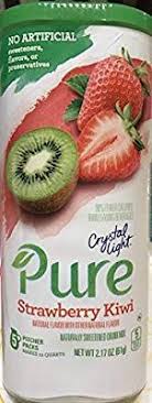 Amazon Com Crystal Light Pure Strawberry Kiwi Drink Mix 5 Pitcher Packs Pack Of 6 Grocery Gourmet Food Kiwi Drink Strawberry Kiwi Strawberry Drinks