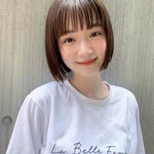 シースルーバング外ハネボブ 銀座の美容室ドライブ フォーガーデン drive for garden スタイリスト國武 さゆりのヘアスタイル 髪型 ヘアカタログlala ララ ポニーテール やり方 ヘアスタイル 髪 マッシュ