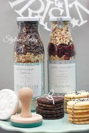 Sweet Table Mit Weihnachtsplatzchen Stylish Living Backmischung Im Glas Weihnachten Backmischung Im Glas Verschenken Keksmischung