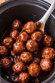 Serve them over rice, mashed potatoes, or. Crockpot Bourbon Bbq Meatballs The Chunky Chef