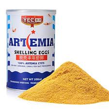 The brand of brine shrimp eggs that i used is amazon artimea. Brine Shrimp Egg Artemia Shelling Egg Baby Fish Food Feed Aquarium Tropical Fish Salty Fish Guppy Betta Buy Online In Qatar At Qatar Desertcart Com Productid 47718415
