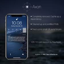 Update Axon For Ios 13 Originally By Nepeta Updated By Bawappie Completely Removed Cephie Preference Cleanup Minor Bug Fixes Jailbreak