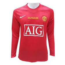 Manchester united 2007 2008 ronaldo 7 long sleeve home jersey. Retro 2007 2008 Manchester United Home Long Sleeve Jersey Shirt Team Soccer Jerseys