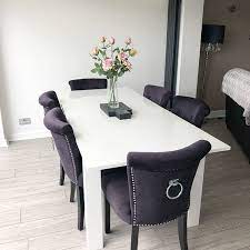 Buy mark harris seville white high gloss 160cm 200cm extending throughout best and newest white gloss extendable dining tables view photo 11 of 20. Vivienne Extending White High Gloss 6 Seater Dining Table Viv002 Instagram Furnitur White Dining Room Table White Gloss Dining Table Dining Room Table Decor