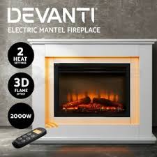 Check spelling or type a new query. Devanti Electric Fireplace Mantel Portable Wood Heater 3d Log Flame Effect White 9350062263242 Ebay
