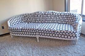 Today's project was literally one of the biggest diys i have ever taken i taught myself how to reupholster a sofa. Reupholstering A Vintage Sofa
