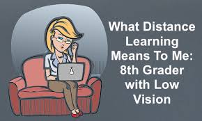 Learn & enjoy cartoon animation. What Distance Learning Means To Me 8th Grader With Low Vision Paths To Technology Perkins Elearning