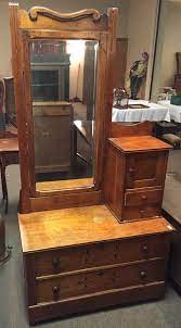 Antique Dresser Maple Hat Box Tilt Mirror 39w18d24h45h77h Etsy Antique Drawers Dresser With Mirror Antique Dresser