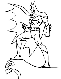 Free printable batman coloring pages. Free 9 Batman Coloring Pages In Ai