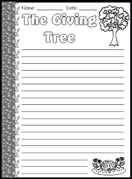 The Giving Tree Lesson Plans Shel Silverstein The Giving Tree Lesson Plans Family Tree Worksheet