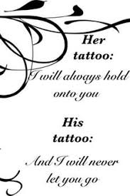 All the examples on the internet are not very creative like padlocks and keys, her name his name. 47 His And Her Tattoos Ideas Tattoos Him And Her Tattoos Tattoo Designs