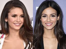 True fun fact., nina captioned the image. 40 Pairs Of Celebrities Who Look Nearly Identical Victoria Justice Nina Dobrev Celebrities