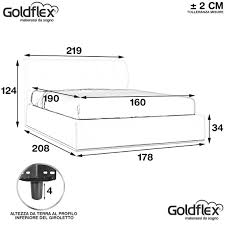 Il letto stilfar emma uno dei letti più scelti per la sua linea semplice e dal minimo ingombro, con la rete da 190 cm il letto è lungo solo 205 cm, la testiera e la struttura ingombrano in lungo solo 15 cm oltre la lunghezza del materasso. Letto Letizia New Imbottito Matrimoniale Elegante Testiera Giroletto