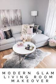 Bringing A Modern Glam Living Room Vision To Life A Glass Of Bovino Modern Glam Living Room Glam Living Room Home Decor Bedroom