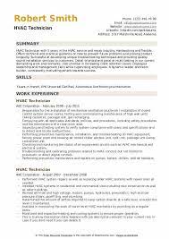 Land the best job interviews on the market with the best cv templates available. Hvac Technician Resume Samples Qwikresume