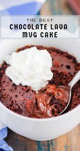 Chocolate Lava Mug Cake In 2020 Mug Recipes Easy Mug Cake Microwave Dessert
