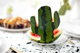 Dann freuen wir uns über selbst gemachte. Kaktus Melone Als Party Snack Fraulein Selbstgemacht