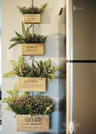 Indoor Herb Garden Used As Wall Decor Adds Color Scent And Freshness Diy Garden Decor Herb Boxes Farmhouse Wall Decor