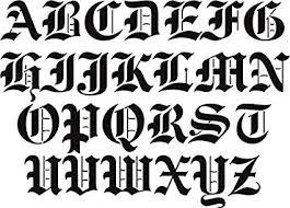 Their thick, black curving lines and interlocking patterns lend themselves well to many of the standard tattoo locations, such as the upper arm. Tribal Letters Tattoo Ideas Tribal Letters Tattoo Lettering Old English Letters