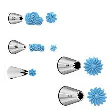 Find great deals on ebay for wilton master cake decorating tip set. Wilton Open Star Reusable Stainless Steel Cake Icing Decorating Piping Nozzles Ebay