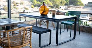 Table de jardin au meilleur prix parmi le plus grand choix du web sur meubles.fr. Bellevie Table Metal Garden Table For 8 Fermob
