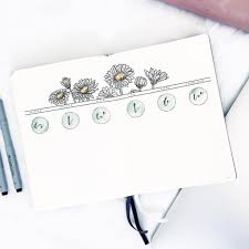 Check out these 25 simple floral doodles you can add to your bullet journal with free pdf printable included. 20 Minimalist Bullet Journal Weekly Spreads That Will Inspire You