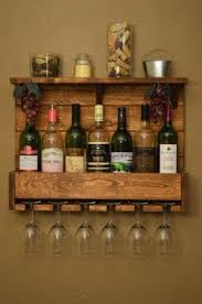This is functional kitchen homeware, but also kitchen center piece adding cozy notes to your home interior. Wine Racks Wooden Wine Bottle Glass Rack Shelf Home Furniture Diy Itkart Org