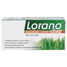 Mit lorano steht ihnen bei allergischem schnupfen und nesselsucht rasche und langanhaltende hilfe zur verfügung. Lorano Akut 100 Stuck N3 Online Bestellen Medpex Versandapotheke