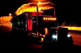 Peterbilt Chicken Lights Big Trucks Custom Big Rigs Trucks