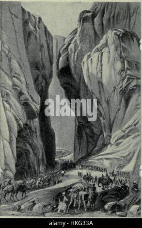 British Army Entering the Bolan Pass from Dadur, Toba Kakar range, Balochistan, Pakistan, First Anglo-Afghan War, sketch by James Atkinson, 1840, digitally optimized Stock Photo - Alamy