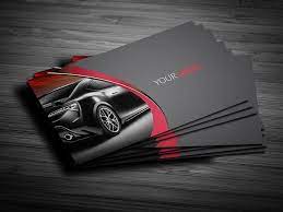 Rent A Car Business Card Clean Business Card Design Cleaning Business Cards Business Card Template Design