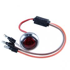 Wiring marker lights to either your vehicle or trailer is not complicated and can be performed with a minimum of tools and expertise. Red 3 4 Led Round 3 Wire Side Marker Lights With Stainless Steel Cover And Bullet Terminals