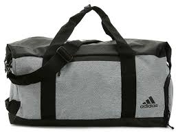 adidas sport id gym bag grey black