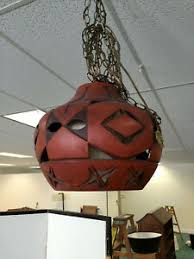 See more ideas about mid century modern lamps, swag lamp, mid century. Mid Century Modern Pierced Ceramic Swag Lamp Pendant Light Southwestern Art Ebay