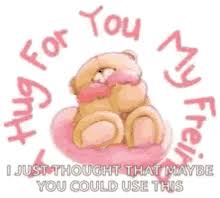 Say it with a gif! Virtual Hug Gif Friends