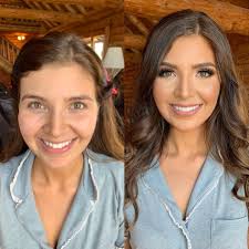 Before & Afters from this weekend! Congrats to the beautiful bride  @angelica_goehring! She is so pretty inside and out! I'm so honored to have  been a part of her special day!👰🏽 . . . #