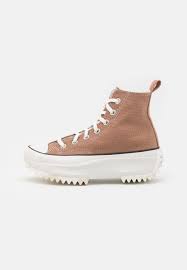 Gratis versand ab 75€ | kostenlose rückgabe | kauf auf rechnung mit sofort! Converse Run Star Hike Unisex Sneaker High Rose Taupe White Egret Hellbraun Zalando De