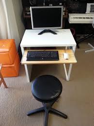 Ikea Micke Desk With Keyboard Tray Ikea Hackers Micke Desk Ikea Micke Desk Ikea Micke