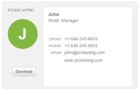 From festive occasions to inspirational messages, happy vacation to marketing, you can now create these and more on your computer. Virtual Business Card Electronic Business Card Vcard By Protexting